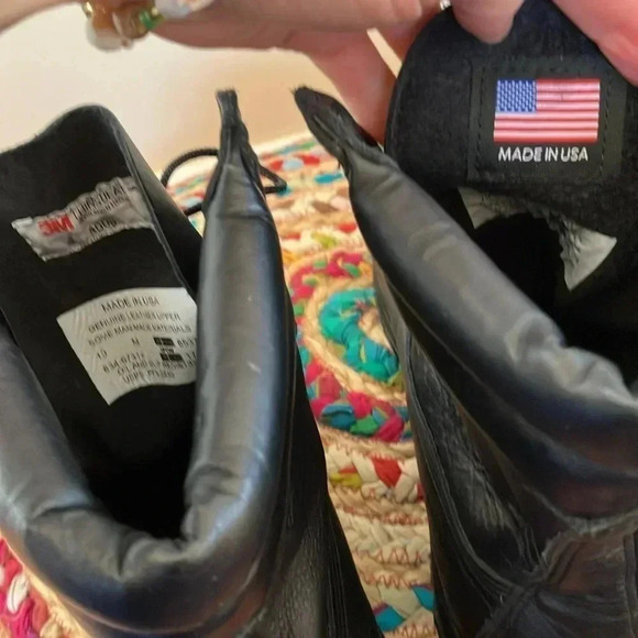 NWOT  Thorogood black leather boots - Picture 4 of 8